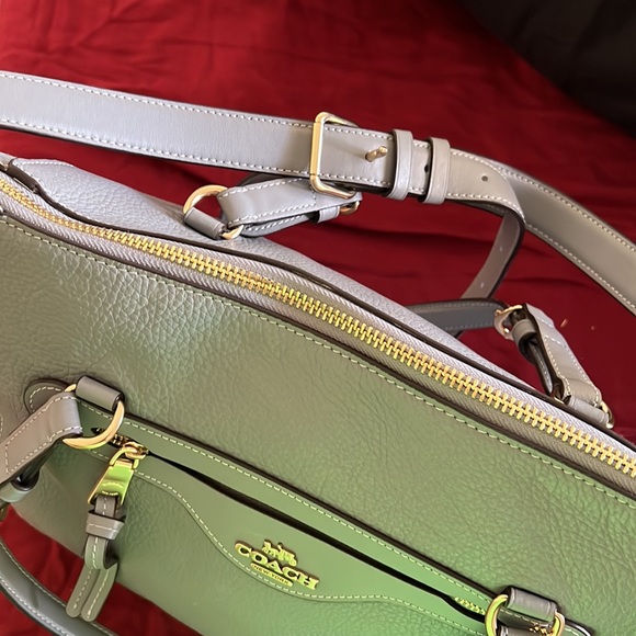 Grey coach satchel - Picture 3 of 8